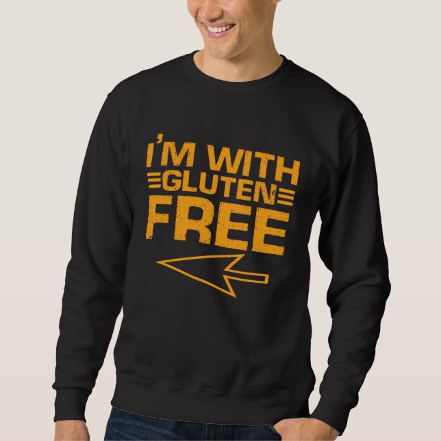 Gluten Free Lifestyle Wheat Celiac Disease Awarene Sweatshirt (Vorderseite)