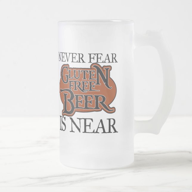 Gluten-freie Bier-Tasse Mattglas Bierglas (Rechts)