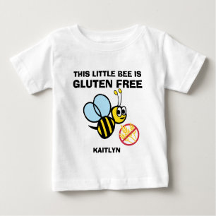 Gluten-freie Hummel-Bienen-abdominales wachsames Baby T-shirt