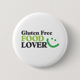 Gluten-freie Nahrungsmittelliebhabereinzelteile Button