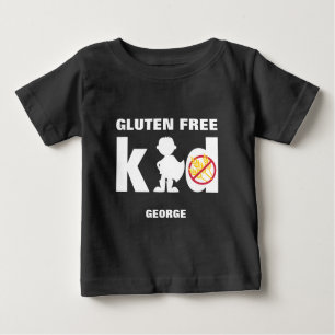 Gluten-freier Kindersuperjungen-abdominales Shirt