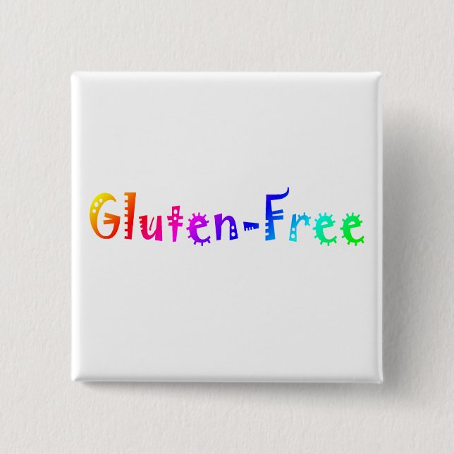 Gluten geben frei button (Vorderseite)