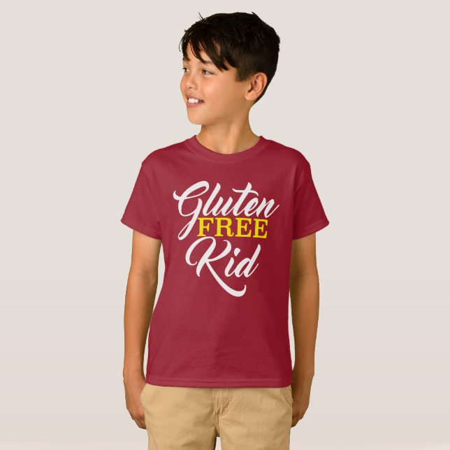 Gluten geben Kind frei T-Shirt (Vorne ganz)