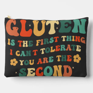 Gluten ist das Erste, was ich nicht tolerieren kan Zubehörtasche
