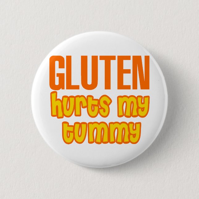Gluten verletzt meinen Bauch Button (Vorderseite)