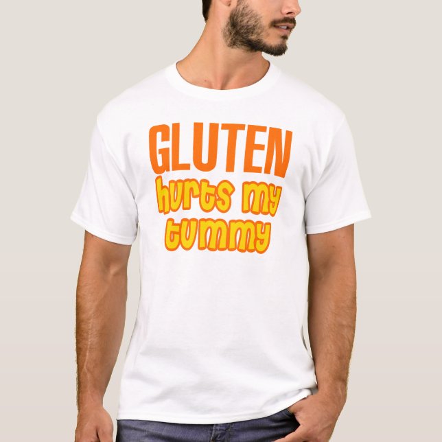 Gluten verletzt meinen Bauch T-Shirt (Vorderseite)