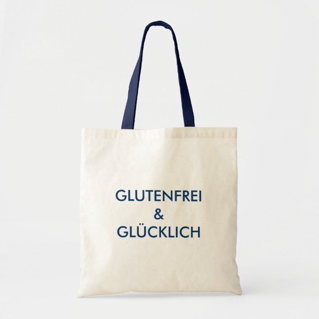 GLUTENFREI & GLÜCKLICH Tasche (Vorne)