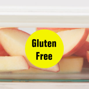 Glutenfrei Zöliakie Lebensmittel Restaurant Schule Etiketten