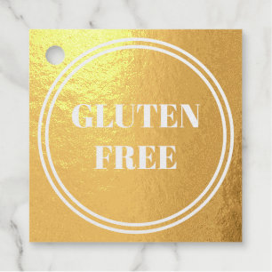 Glutenfreie Allergie, einfach Gold Geschenkanhänger