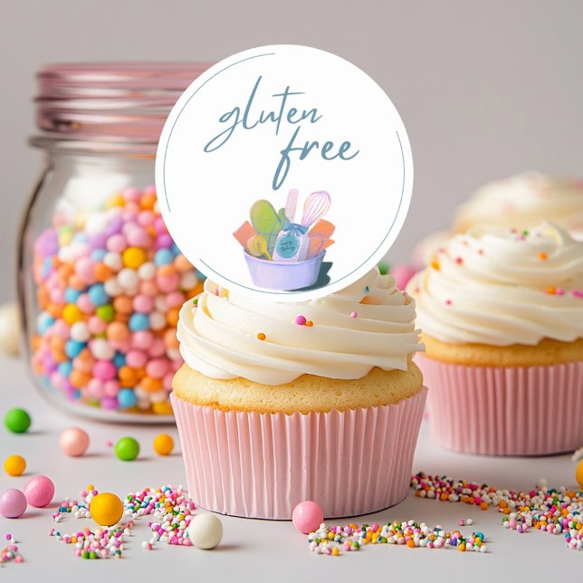 Glutenfreie Bäckerei Runder Aufkleber (Von Creator hochgeladen)