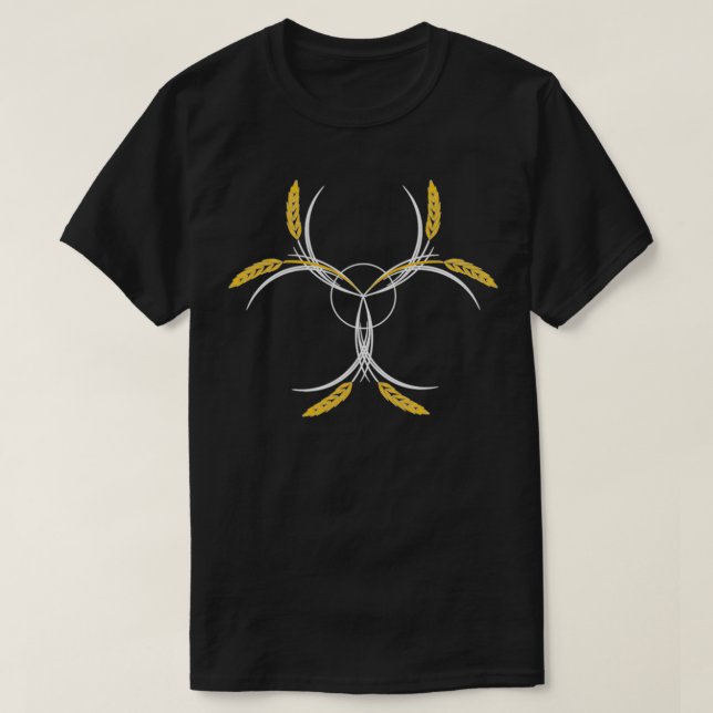 Glutenfreie Biogefährdung T-Shirt (Design vorne)