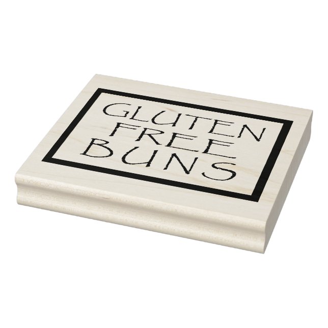 glutenfreie Buben Design Gummi Briefmarke Gummistempel (Stempel)