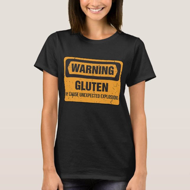 Glutenfreie Glutenexplosionen Kostüme Glutenfreie  T-Shirt (Vorderseite)