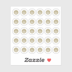 Glutenfreie Hochzeitsfeiern - Platzkarten Aufkleber