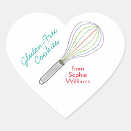 Glutenfreie Kekse Backetiketten / Aufkleber