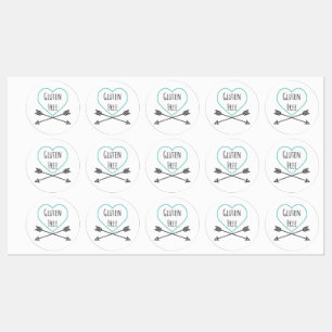 Glutenfreie Kleber Etiketten