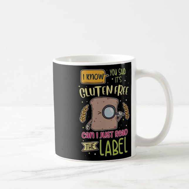 Glutenfreie Lebensweise Celiac-Krankheit Kaffeetasse (Rechts)