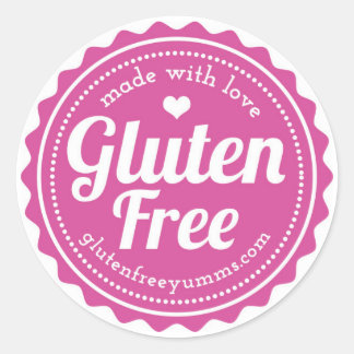 Glutenfreie Sticker — hergestellt aus Liebe
