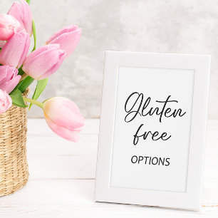 Glutenfreie Tablette Tablette mit Easel Poster