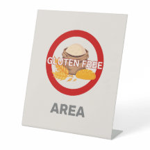 Glutenfreier Bereich - Kundenspezifischer Warnhinw