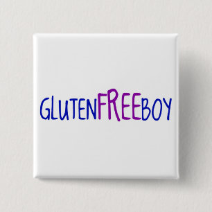 Glutenfreier Junge Button