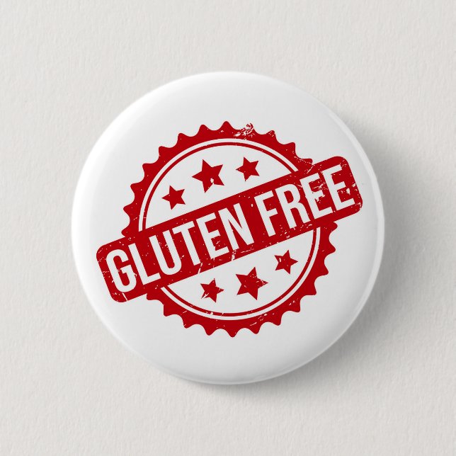 Glutenfreier Knopf Button (Vorderseite)
