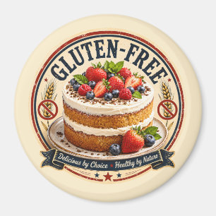 Glutenfreier Kuchen Magnet