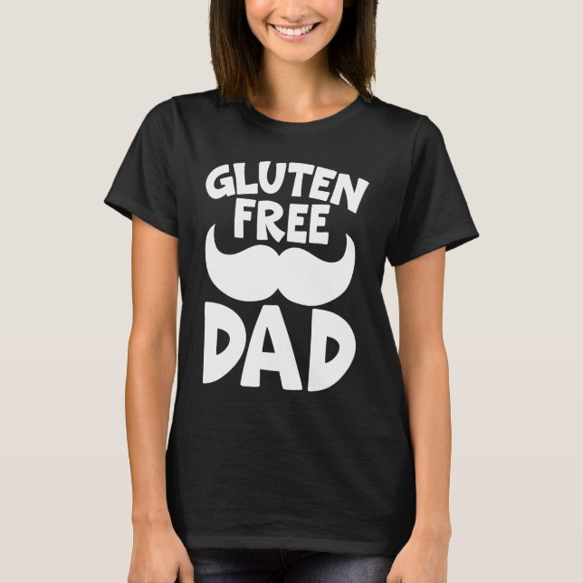 Glutenfreier Vater Lebensmittelallergie Celiac Dis T-Shirt (Vorderseite)