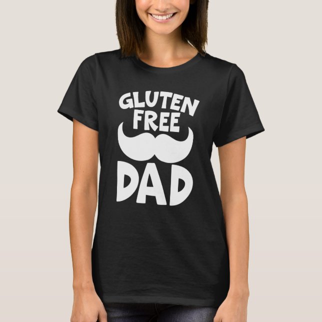 Glutenfreier Vater Lebensmittelallergie Celiac Dis T-Shirt (Vorderseite)