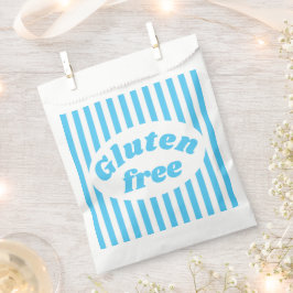 Glutenfreies Blaues weißes Süßband Geschenktütchen