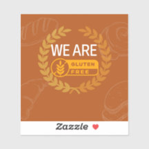 Glutenfreies Etikett - Stilvolle und klare Lebensm