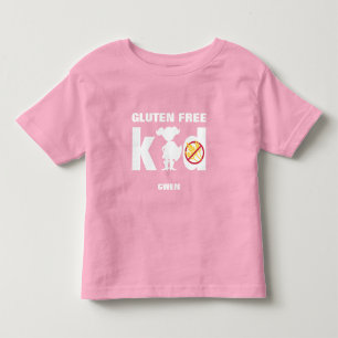 Glutenfreies Kind Super Mädchen Zöliakie-Shirt Kleinkind T-shirt