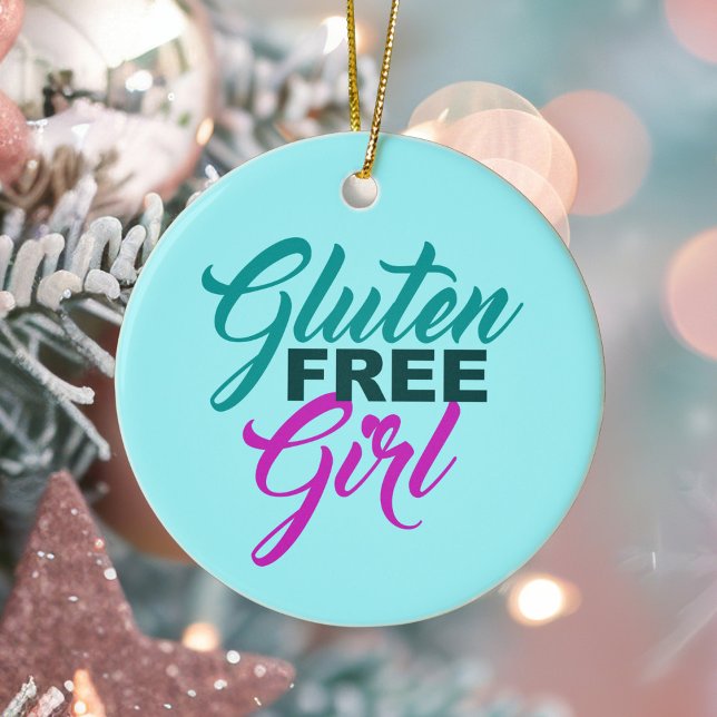 Glutenfreies Mädchen Keramik Ornament (Von Creator hochgeladen)