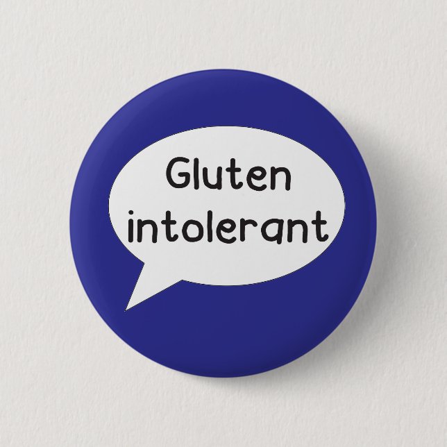 Glutenintoleranz Zöliakie Zöliakie Immunstörung Button (Vorderseite)