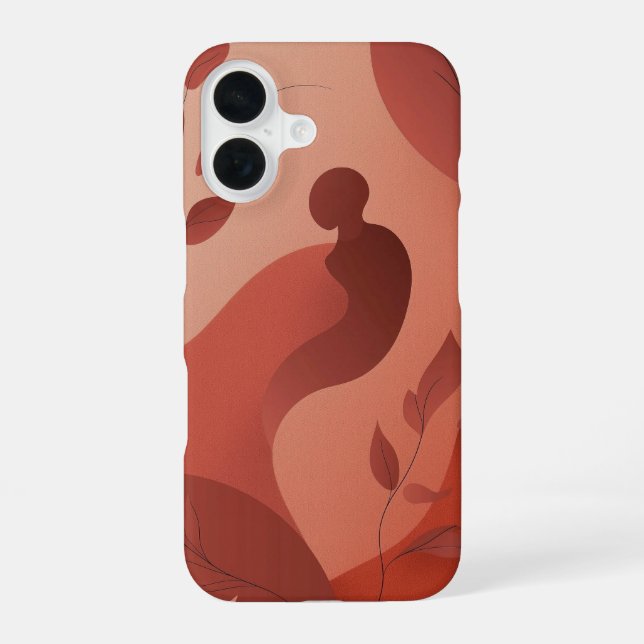 Glutfluss iPhone 16 Hülle (Rückseite)