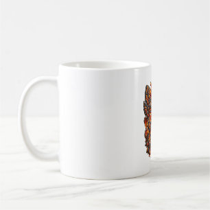 Glutgeschnitzte Tiki-Kaffeetasse Kaffeetasse