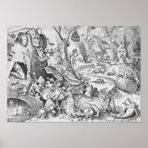 Gluttonie (Gula), Die sieben toten Sünden Poster