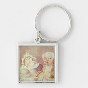 Gluttons, c.1800-05 schlüsselanhänger