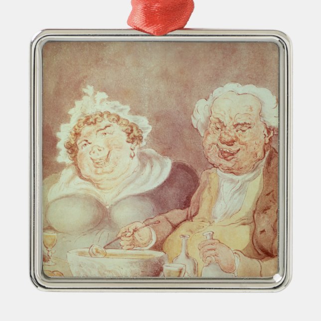Gluttons, c.1800-05 silbernes ornament (Vorne)