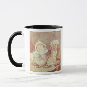 Gluttons, c.1800-05 tasse