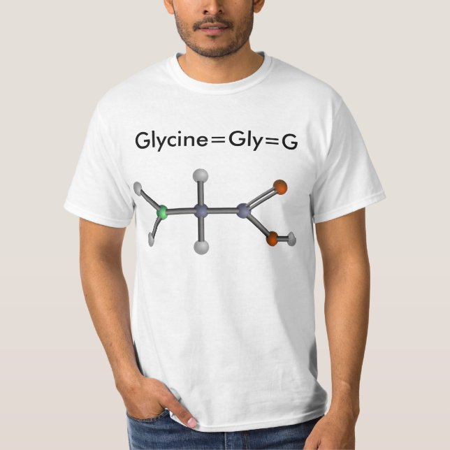 Glycin (Aminosäure) T-Shirt (Vorderseite)