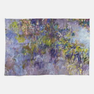 Glyzinie (linke Hälfte) von Claude Monet Küchentuch