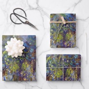 Glyzinie (rechte Hälfte) von Claude Monet Geschenkpapier Set