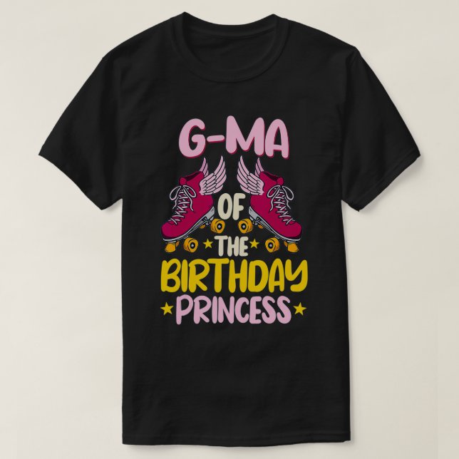 GMa des Party der Prinzessin-Roller-Skate T-Shirt (Design vorne)