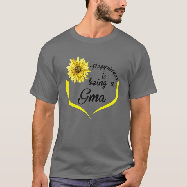 Gma Geschenke: Glück ist ein Gma T-Shirt (Vorderseite)