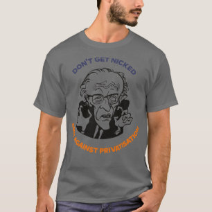 GMB der Vintagen Gewerkschaft gegen die Privatisie T-Shirt