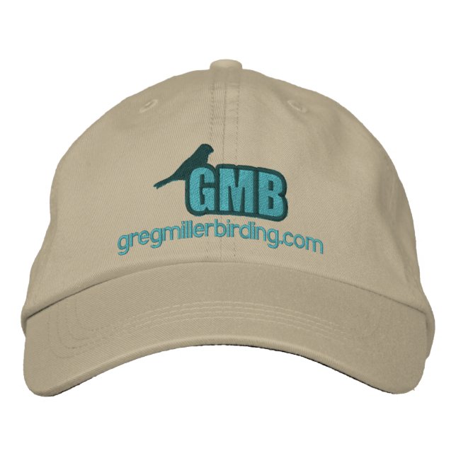 GMB einfaches, 2-fach-Logo Bestickte Baseballkappe (Vorderseite)
