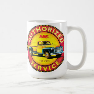 GMC Lieferwagen LKW Service-Zeichen Tasse