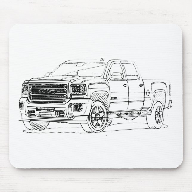 GMC-Sierra HD 2015 Mousepad (Vorne)