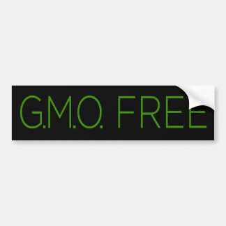 GMO geben frei Autoaufkleber